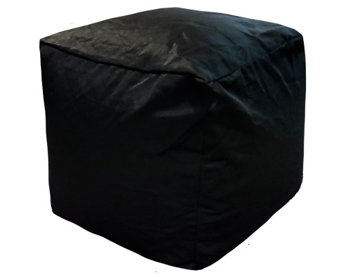 Пуфик Куб Черный Фьюжн