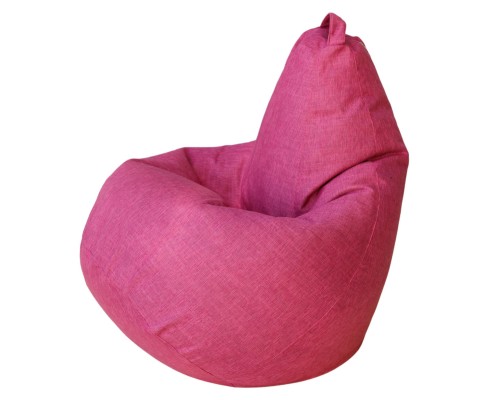 Кресло Мешок Груша Розовая Рогожка