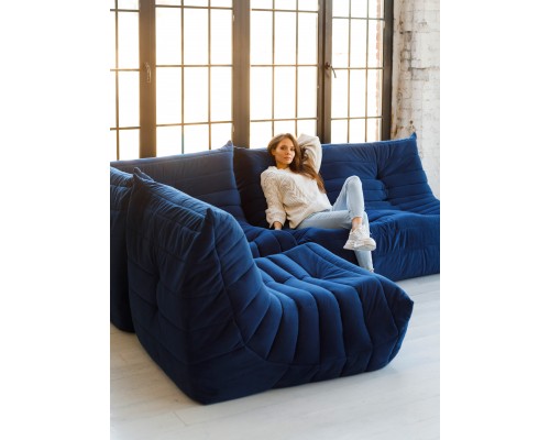 Диван Маршмеллоу Красный 1 секция