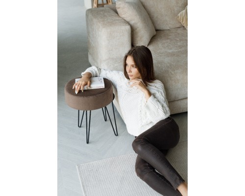 Пуф Тесла Коричневый