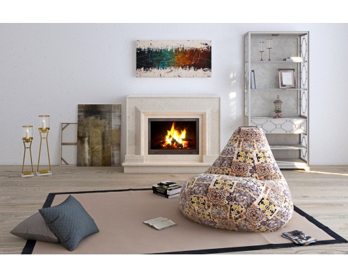 Кресло Мешок Груша Сиена Коричневое