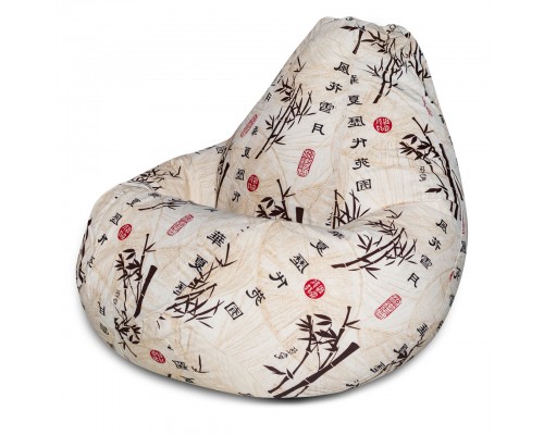 Кресло Мешок Груша Стебли Бамбука