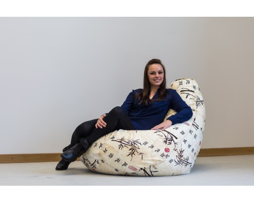 Кресло Мешок Груша Стебли Бамбука