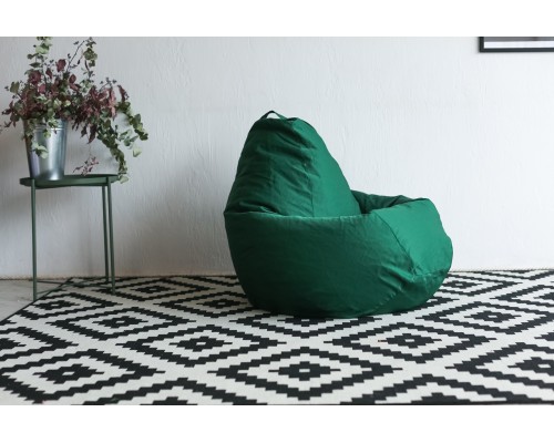 Кресло Мешок Груша Фьюжн Зеленое